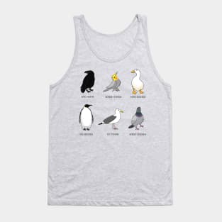 crow emo pigeon, penguin ice chicken, pigeon street chicken, duck pond chicken, parrot scream pigeon, seagull git pigeon Tank Top